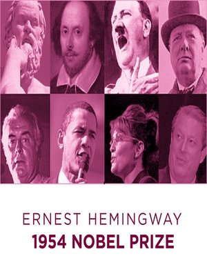 cover image of Ernest Hemingway 1954 Nobel Prize